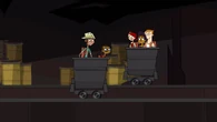Maggots ride the rails.png (304 KB) The Mutant Maggots riding on mine carts.