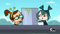 Beth and Gwen pour soup on MacArthur..