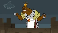 Chef as the "Mad King".