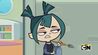 "And down goes clown!" - Gwen