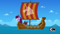 The everything horse can also turn into a viking ship.