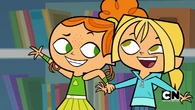 Izzy shows Bridgette a surprise..