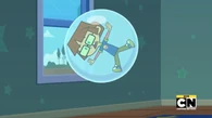 Harold accidentally gets into a bubble and gets out of the daycare.