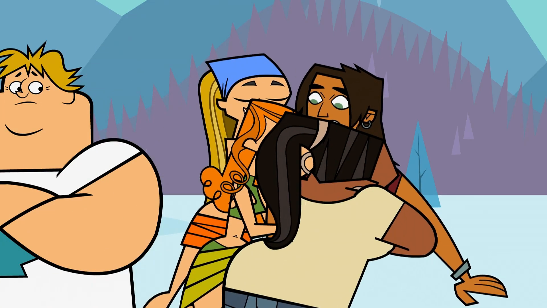 Total Drama Island Duncan Heather Total Drama World Tour, Season 3, happy  together, png