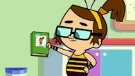 Beth shows the kids her mean journal.