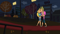 Bridgette and Geoff are the first two eliminated in Total Drama Action in "Alien Resurr-eggtion."