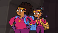 Priya and Millie go in the cave.
