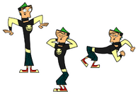 Various poses of Duncan.