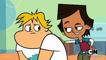 Noah tells Owen that he left his fudgy lumps outside.
