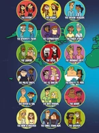 The teams and their names.