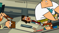 Owen sits on Noah by accident in the Total Drama Action special.