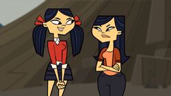 Ask AI: The story of Emma and Kitty from Total Drama Presents: The Ridonculous  Race gaining elastic powers from toxic waste.