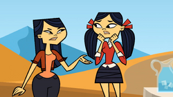 Ask AI: The story of Emma and Kitty from Total Drama Presents: The