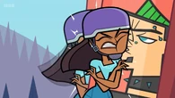 Priya hits into Duncan.