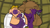 Owen and the bear eat a whole load of berries…