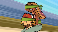 Wayne carrying Nichelle.