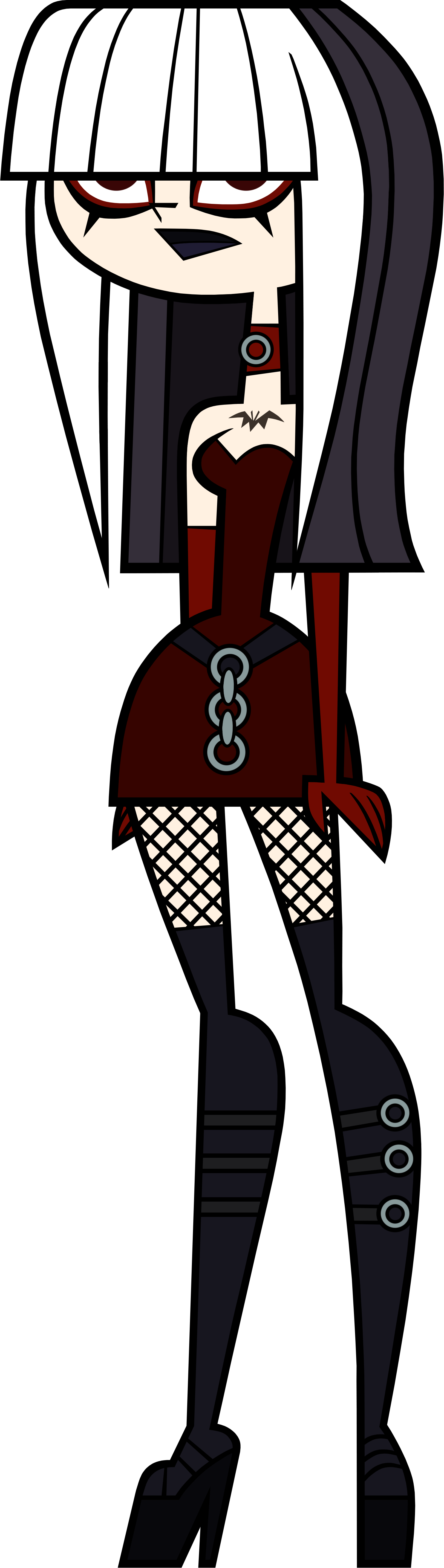 Total Drama Wiki - Crimson Total Drama Png, Transparent Png - 332x1124 PNG  