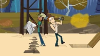Scott accidentally hits Mike with the shovel…
