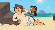 Priya taking Ripper's armpit sweat.