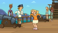 Emma dances.