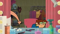 Harold is knocked out by an intern at the confessional.