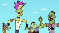 The kids are unable to stop all of the zombies.