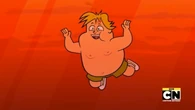 Owen swims in jiggle giggle.