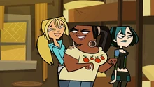 Bridgette thanks Leshawna for helping her with Eva in .