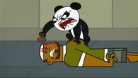 0Shot2.png (742 KB) …and is attacked by a panda bear in "That's Gonna Leave a Mark!"
