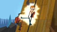 Scott gets electrocuted.