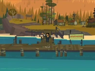 Cwawdock.png (464 KB) Camp Wawanakwa reappears in Total Drama: Revenge of the Island.