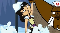 Chef rescues Sky from the snow.