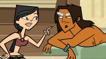 Heather talking to Alejandro about his "man-scaping".