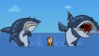 Wicked witch scares sharks.png (736 KB) Mary uses science to deal with the sharks.