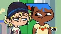 Jude and Leshawna as they listen to Beth.