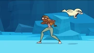 Nichelle avoids seals.