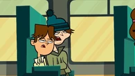 Cody and Ezekiel on the bus.