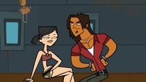 Alejandro flirts with Heather once more.