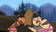 Katie and Sadie are ambushed by a bear.