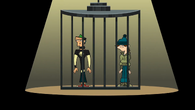 Ezekiel, along with Duncan, in the opening clip of "Total Drama Fugitives."