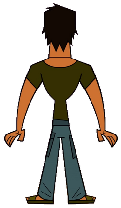 Justin Total Drama Wiki Fandom Powered By Wikia - Total Drama Island Tom,  HD Png Download - 400x1168 (#1285175) - PinPng