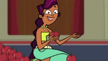 Sierra trying to get "C" in an apple game.