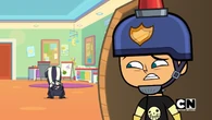 "C'mon super pooper, drop the bomb already!" - Duncan to the skunk