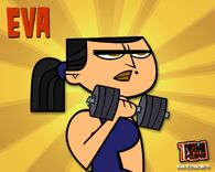 Eva's Total Drama Island promo picture.