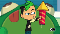 Duncan playing with fireworks
