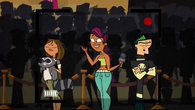 Duncan and Courtney's raccoon, Brittany in Celebrity Manhunt's Total Drama Action Reunion Special.