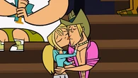 Bridgette and Geoff resume making out.