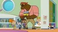 "Fire at the fire!" - Gwen to Chef and the kids