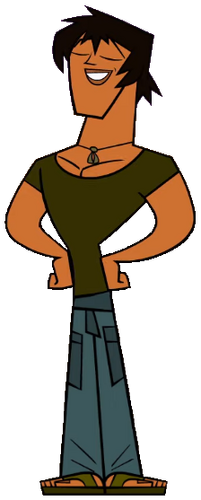 Justin Total Drama Wiki Fandom Powered By Wikia - Total Drama Island Tom,  HD Png Download - 400x1168 (#1285175) - PinPng