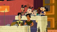 The Peanut Gallery of rejected contestants from Total Drama World Tour (minus Geoff).